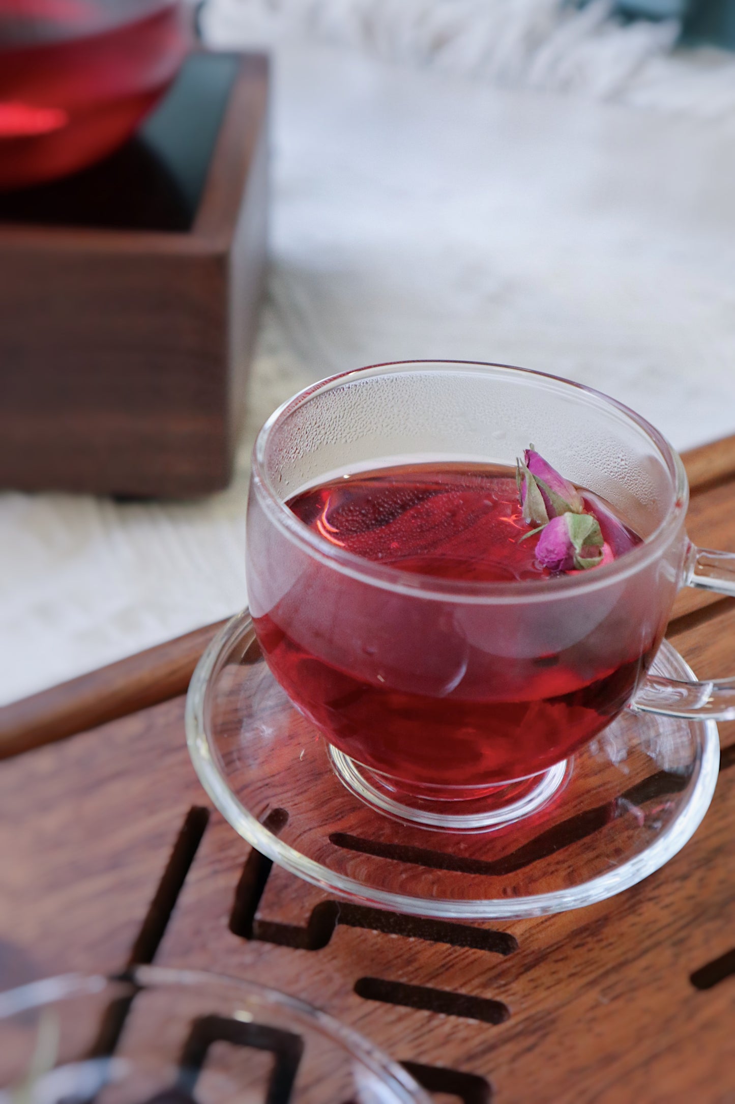 Rose Roselle Tea 玫瑰洛神花茶